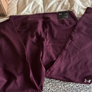 Under Armour Burgundy Leggings